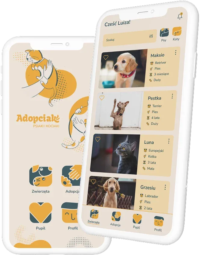 Adopciak — splash screen