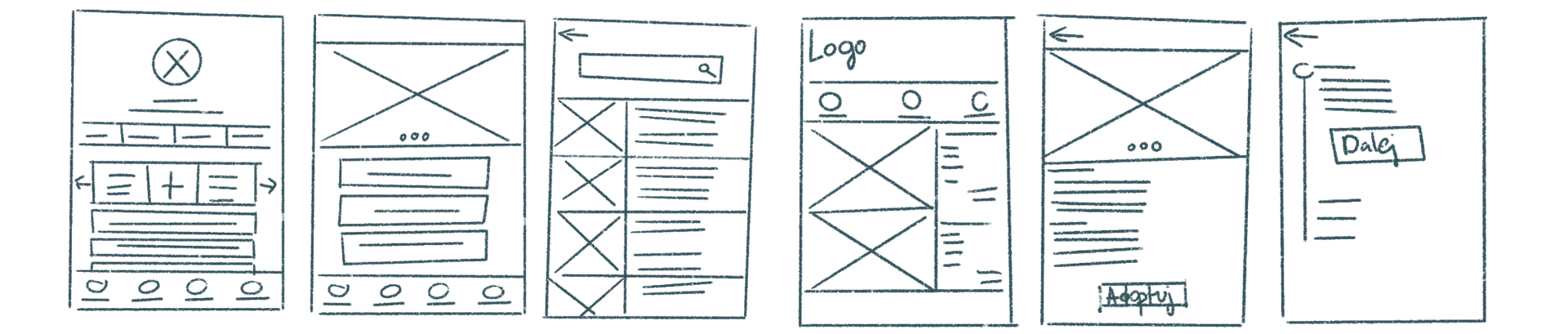 Wireframes — Adopciak