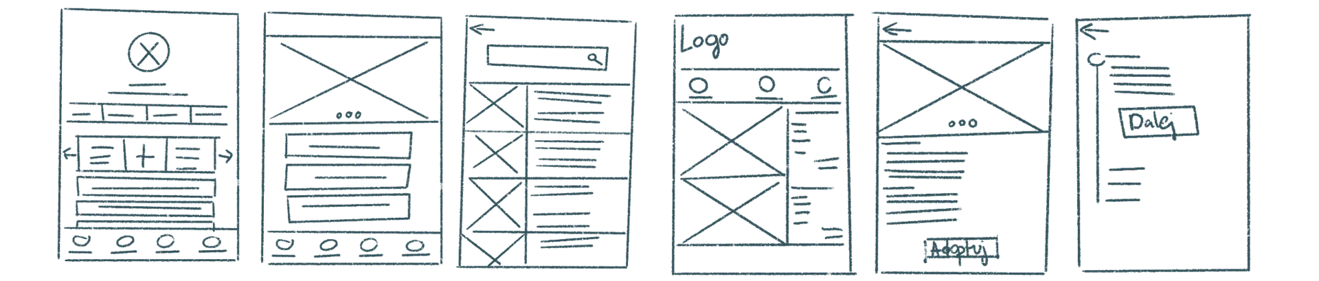 Wireframes — Adopciak