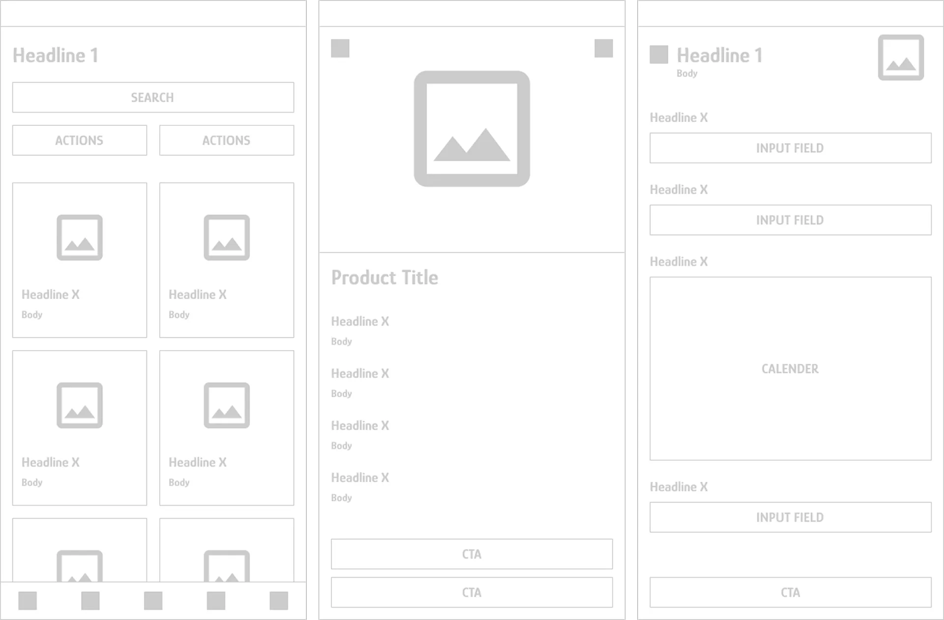 Lo-Fi Wireframes — Śmieciarka